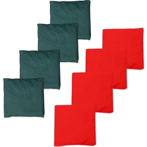 Sports and Outdoor Activities Sandbags,Childrens Play Toy Sandbags Set Of 8—Red+Green