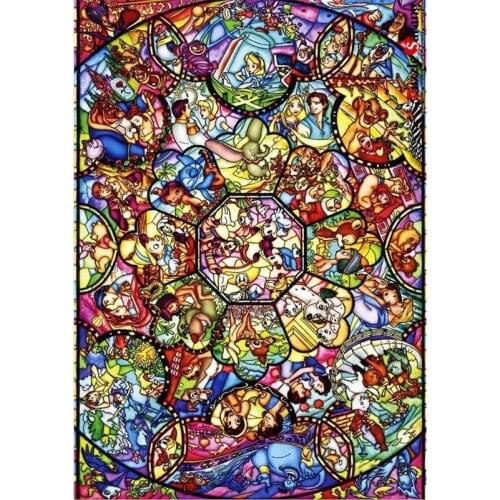 Cartoons Animals Full diy embroidery pattern resin mosaic coins 5D diy diamond painting 3d cross stitch kits room decorations