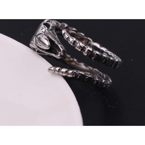 Vintage Ring For Men Steampunk Dragon Claw Rings Cool Mens Boys Steel Biker Rings Zinc Alloy men rings Gothic Male Jewelry