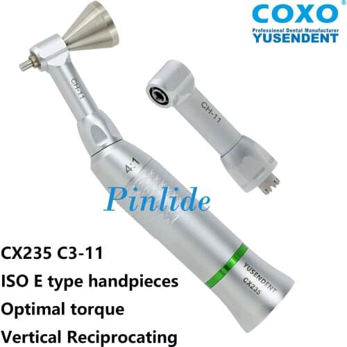 COXO Dental 4:1 Contra Angle Up and down Reciprocating movement Interproximal EVA IPR Handpiece CX235 C3-11 fit NSK