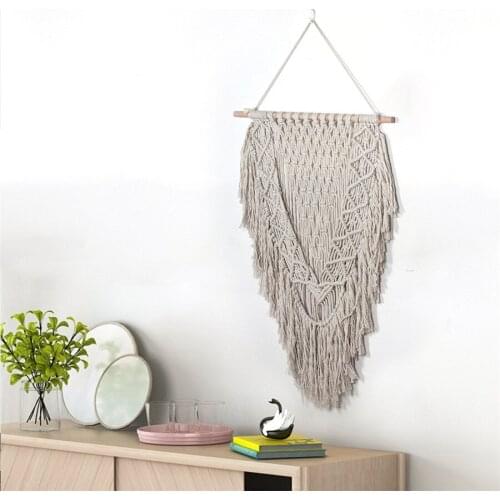 Hand-Woven Wall Hanging Room Decoration Tapestry Pendant Macrame Gorgeous Tassel Crafts Home Decor Bohemian Wedding Ornaments