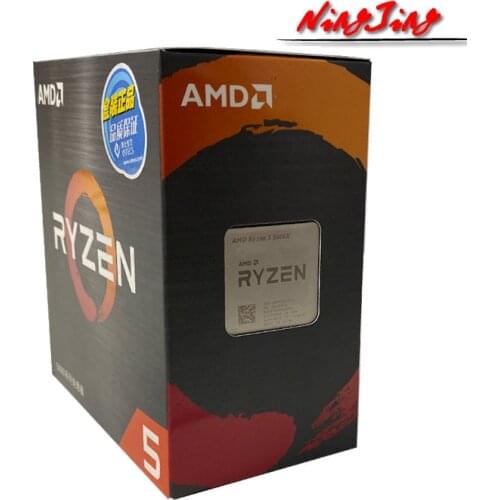 AMD Ryzen 5 5600X R5 5600X 3.7 GHz Six-Core Twelve-Thread CPU Processor 7NM 65W L3=32M 100-000000065 Socket AM4 New and with fan