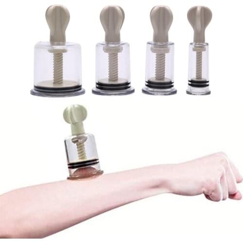 Rubber Vacuum Cupping Glasses Chineses Cupping Massage Body Cups Anti Cellulite Cupping Massage Vacuum Therapy Massage Tool