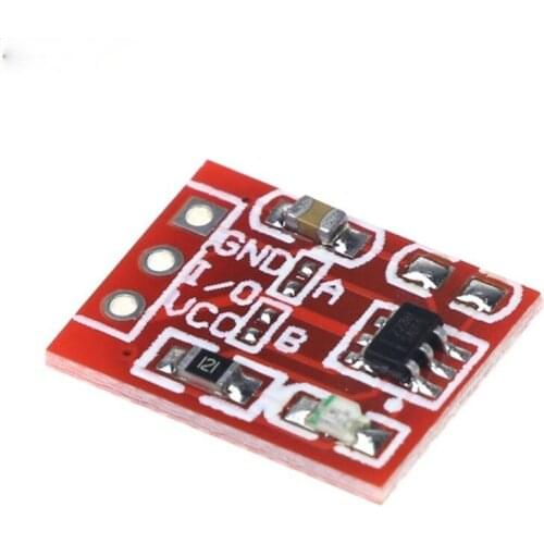 5PCS TTP223 Touch Key Switch Module Touching Button Self-Locking/No-Locking Capacitive Switches Single Channel Reconstruction