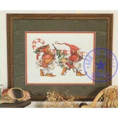 Top Quality Beautiful Lovely Counted Cross Stitch Kit Delivery Angel Fairy with Walking Stick