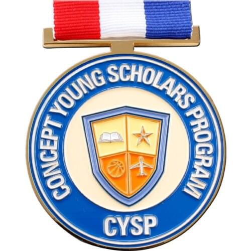 High quality electroplating lacquer commemorative medal new zinc alloy metal medal