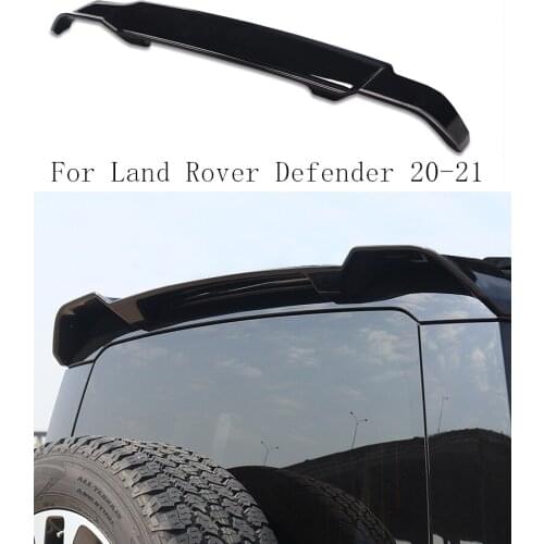 ABS Bright Black Car Rear Wing Trunk Lip Spoiler For Land Rover Defender 2020-2021