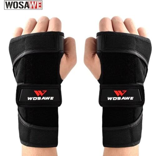 WOSAWE Adults Kids Wrist Support Palm Protector Gloves Skate Roller Skating Hand Guard Palm Protection for Men Women Boys Girls