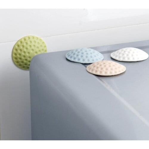 3Pcs/Lot Protection Baby Safety Shock Absorbers Security Card Rubber Door Stoppers Wall Protectors Door Handle Bumpers