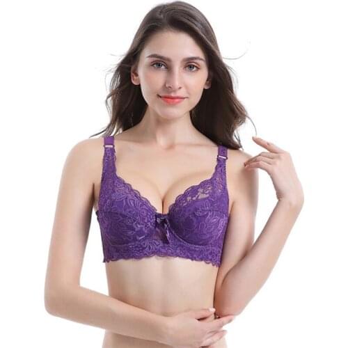 BZEL Hot Lace Bras For Women Ladies Bralette Casual Push up Bra Brassiere Bh Underwear Womens Intimates Plus Large Big Size