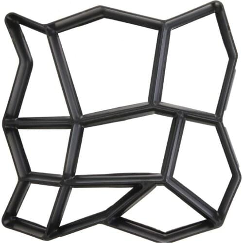Black paving mold Plastic Making DIY Home Garden Floor Road Concrete Stepping Driveway Stone Path Mold Patio Maker Gardening