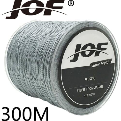 Jof 4 strand Strands BLADE 300M Fishing Braid Line Multifilament Fishing Line Super Strong Japan fluorocarbon fishing line