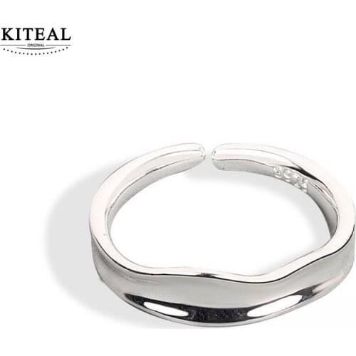KITEAL jewellery charms silver plated size Resizeable Female Friend rings for women 2021 Personality trend ring men Gift for her