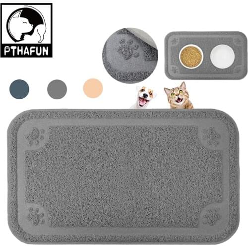 Pet Placemat 60*35cm OverSize For Pet Food Mat Dog and Cat Feeding Mat Best Pet Bowl Pad Prevent Food and Water Overflow