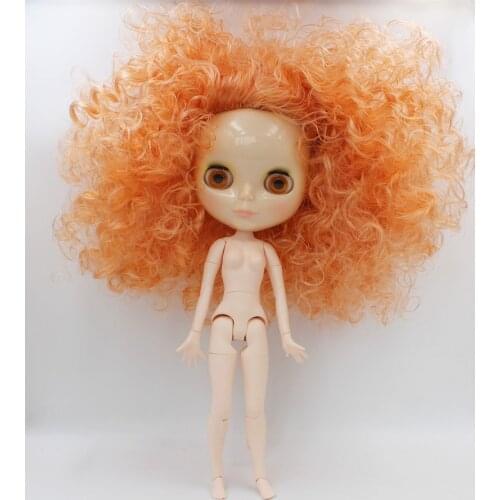 Free Shipping big discount RBL-669J DIY Nude Blyth doll birthday gift for girl 4color big eye doll with beautiful Hair cute toy