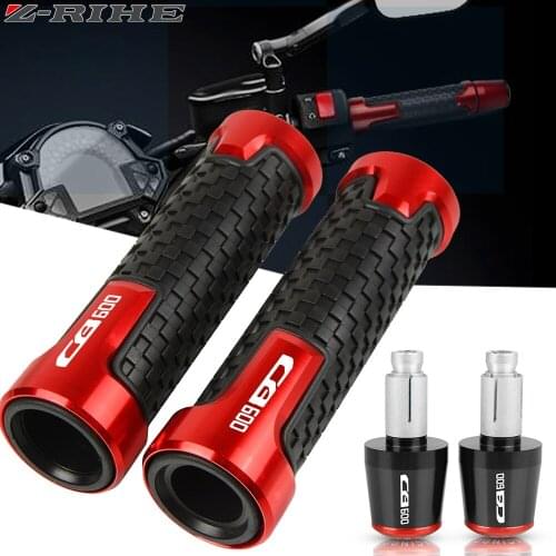 For Honda CB600 CB 600 CB600F CB600 HORHET Motorcycle Accessories CNC 7/8" 22mm Handlebar Grips Ends Handle Bar Cap End Plug