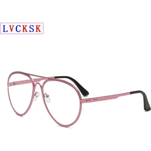 New Metal Double Beam Pilot Glasses Frame Women Men Myopia Presbyopia Astigmatic Optical Prescription Eyeglasses Frame N5
