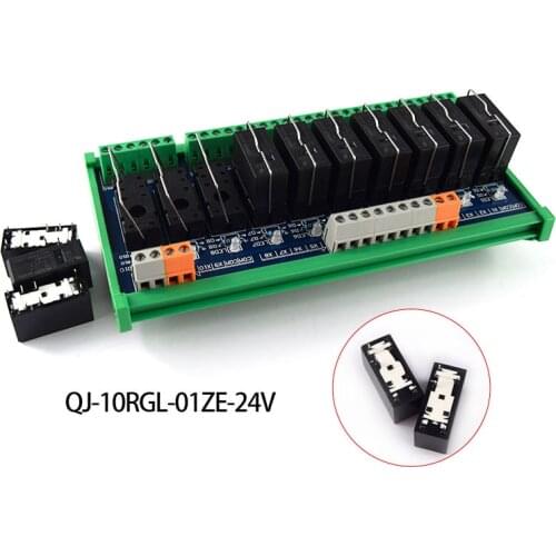 Original Omron single module, 10-way 8-pin 24V electromagnetic relay with rail mounting