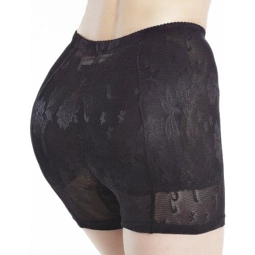 Sexy Women Seamless Lace Padded Panties Body Shaper Push Up Underwear Buttock False Ass Butt Lifter Hip Enhancer Lingerie