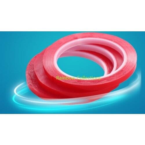 Strong transparent double sided tape 1mm Thick 5meters Seamless waterproof Withstand high temperature car glass photo paste