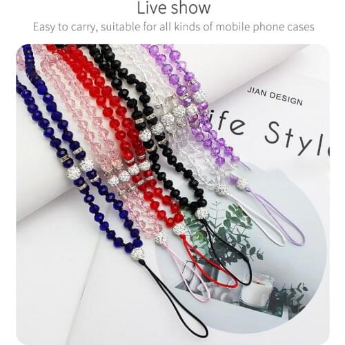 Mobile Phone Straps Wrist Lanyard Strap String for Phone iPhone 7 8 X USB Flash Drives Keys Keychains Lanyard Neck Hanging Strap