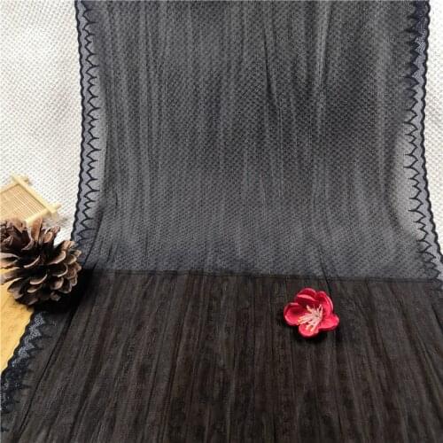 RR2186-1 30-31CM Black lace lace lace fabric diy accessories