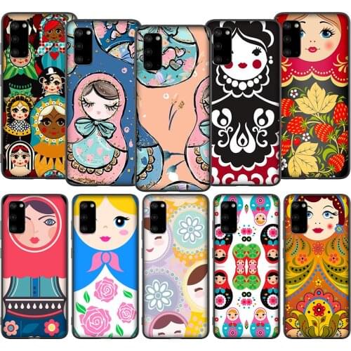 T46 Russian Dolls Matryoshka Case for Samsung A01 A10 A11 A20 A20E A21 A30 A40 A41 A50 A51 A60 A70 A71 A81 A91 M10 M20 M30