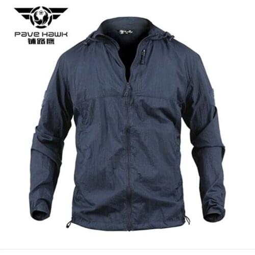 Outdoor Tactical Camouflage Fast Dry Thin Skin Clothes Windbreaker Men Summer Fishing Camping Climbing Anti UV Sunscreen Jacket