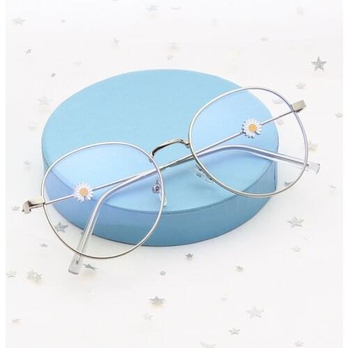 High-quality flower frame glasses Myopia Glasses Women Men Nearsighted Eyewear Anti blue light Glasses with Diopters Minus -1.0