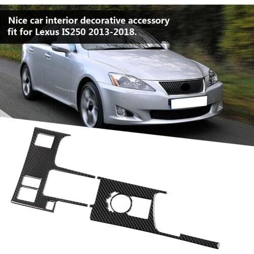 2PCS Car Interior Film Central Gear Panel Control Dashboard Screen Protective Sticker For Lexus IS250 IS300 2013-2018