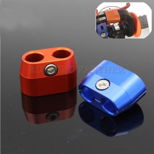 One Piece CNC throttle cable cover guard protection protector for KTM 4 stroke SX XC XC-W EXC Orange Blue Colors