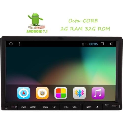 2017 Latest Android 7.1 6.2'' In Dash Head Unit Double 2 Din Car Radio Stereo DVD Player GPS Navition OBD BLuetooth 4G WiFi DAB