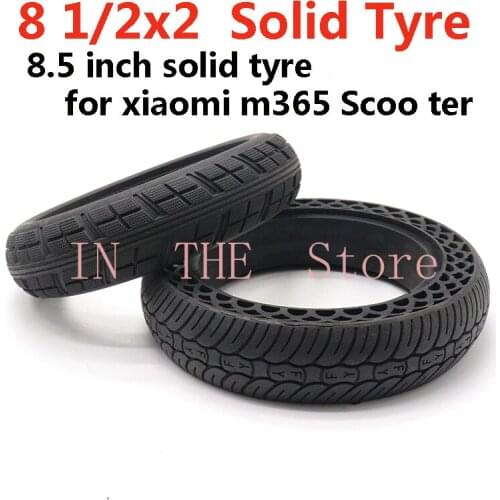 8.5X2.0 Solid Tyre for Xiaomi Mijia M365 Electric Scooter Wheel for M365 Pro Shock Absorber Damping Rubber Solid Tire '8 1/2x2
