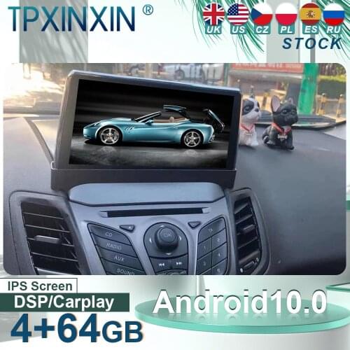 For Ford Ecosport 2009 - 2013 Android 10 Carplay Radio Player Car GPS Navigation Head Unit Car Stereo WIFI DSP BT