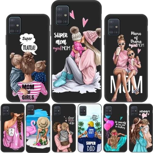 Fashion Super Mama Mom Phone Case For Samsung A52 A51 A50 A12 A71 A72 A70 Case A21S A31 A32 A42 A20e A02 A40 A41 A30 Cover Funda