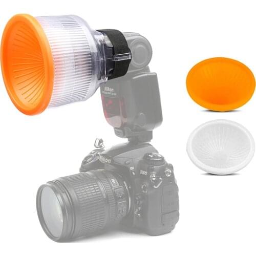 Diffuse diffuser bowl bowl flash cover Flash Diffuser for Canon 420EX 430EX 550EX 580EX 600EX Nikon SB600 SB700 SB800 SB900 Sony