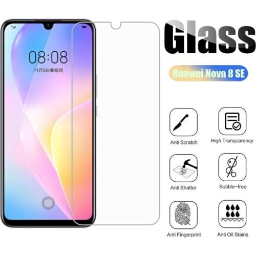 For Huawei Nova 8 SE Screen Protector Tempered Glass 9H Premium Protective Glass Film for Huawei Nova 8SE 8 SE JSC-AN00 Pelicula