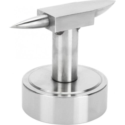 Double Steel Horn Anvil with Wide Base Metalsmith Blacksmith Jewelry Processing Forming Shaping Equipment Tool