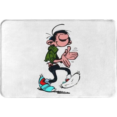Gaston Lagaffe Comics Bedroom Mat Bravo Raoul Doormat Kitchen Carpet Balcony Rug Home Decoration