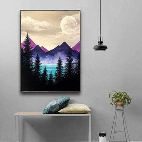 Paint with Diamond Embroidery "Tree" Diamond Painting Full Round Picture of Rhinestone Home Decor