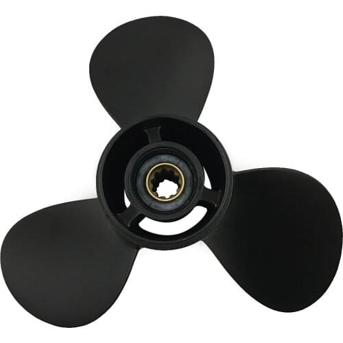 Boat Propeller 9.9x13 Fit for Mercury Outboard 20HP-25HP 3 Blades Aluminum Prop 10 Tooth Propel RH 9.9x13
