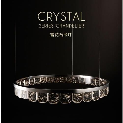 Luxury Natural Alabaster LED Chandelier Living Dining Room Bedroom Luminaires Hotel Hall Stainless Steel Simple Deco Haning Lamp