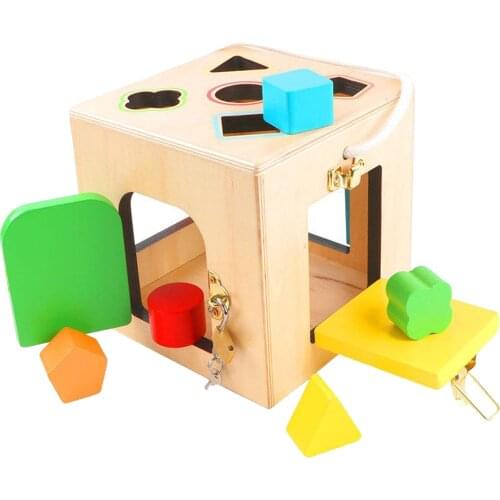 Montessori Lock Box Toy Learning Education Toys Life Skill Toy for Toddlers Kids