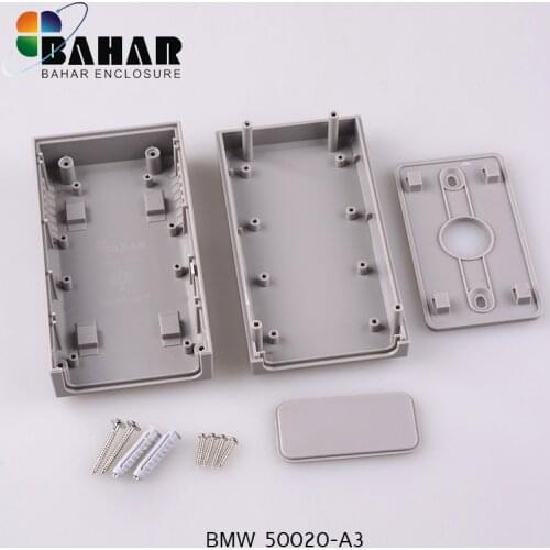 Bahar Wall-mounting electronics plastic ABS 10 pieces enclosure from Bahar Enclosure 125*67*40 mm BMW50020