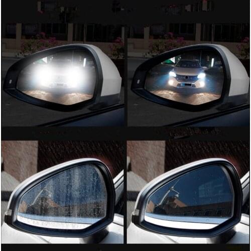 30cm x 30cm Anti Fog Film For Car Motorbike Rear View Mirror Rain Proof Screen Film Anti Dazzle PET Transparent Sticker