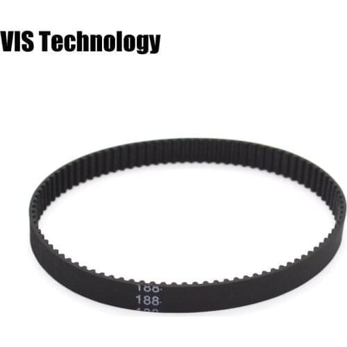 1pc 3D Printer Timing Belt Closed Loop Rubber GT2 160mm/188mm 80/94 Teeth 2GT Width 6mm