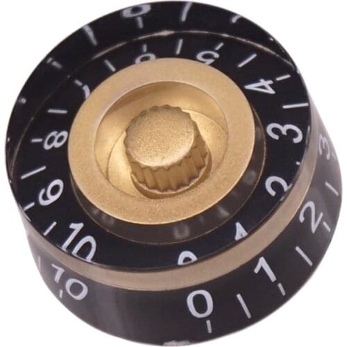 Guitar Speed Control Knob and Number Knobs Replace for Old Broken Parts, Replacement Parts for Your Loved Electric Guitars