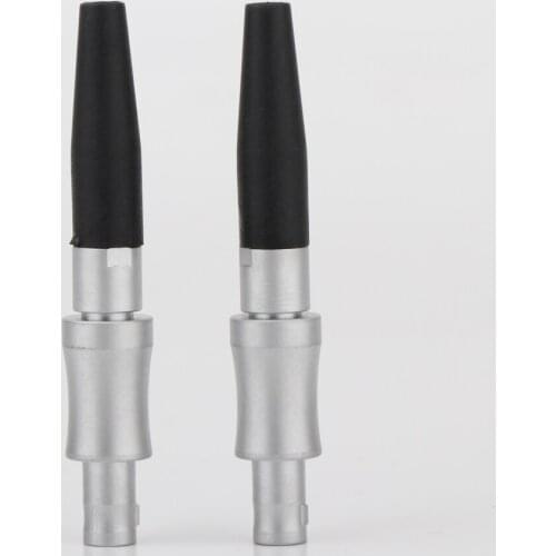 2pieces 24k Gold Plated HD800 Plugs for DIY HD 800 HD800 Headphone Cables earphone wire