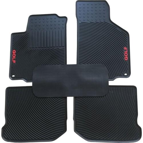 Special Car Latex Wear Thickened Environmental Protection Floor Mats for GOLF 4 Rubber Carpets Waterproof No Odor