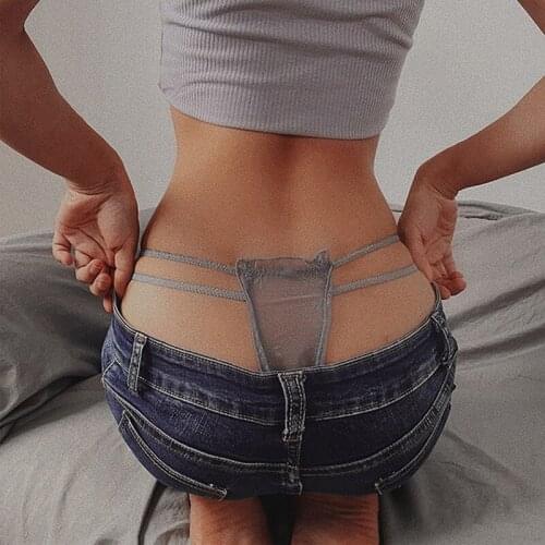 Sexy Panties Underwear Women Briefs G string Hollow Out Transparent Thong High Quality Lace Underpants Lingerie Girls Intimates